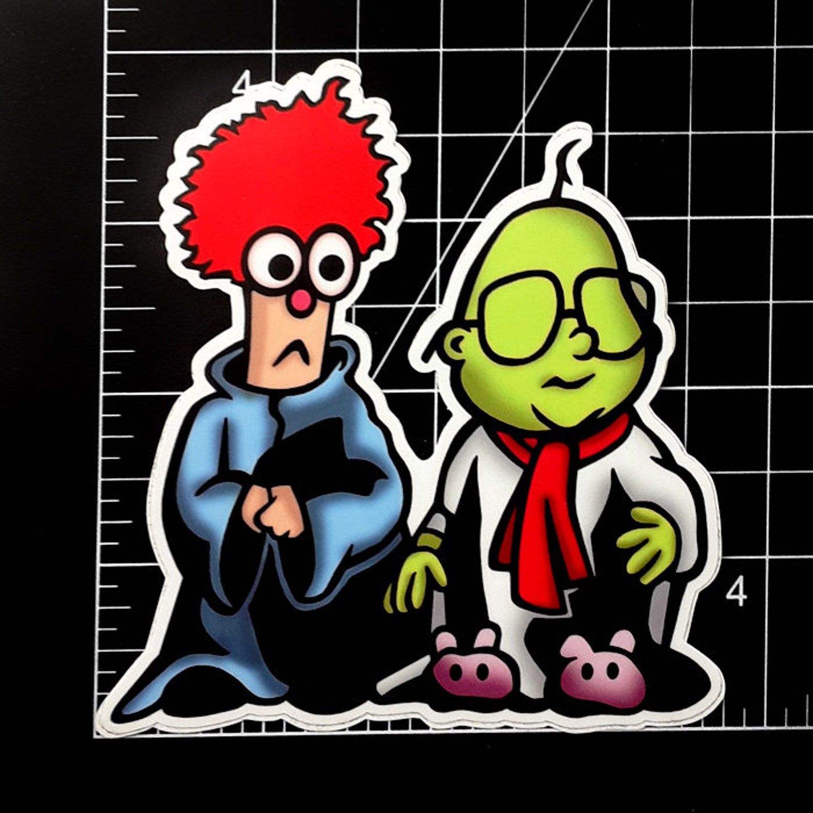 80's Muppet Babies Stickers Beaker Bunsen Animal Gonzo Etsy