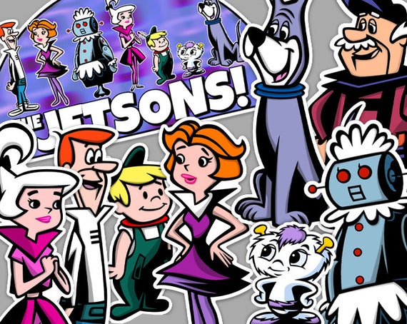The Jetsons Sticker Set Classic Retro Cartoon Robot Maid - Etsy The Jetsons Sticker Set Classic Retro Cartoon Robot Maid - Etsy