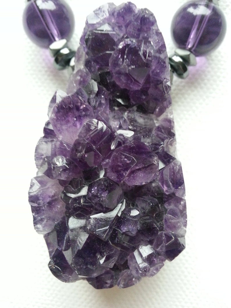 Amethyst mit Bergkristall Bild 3