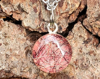 Horse Hair Necklace: Sterling Silver Keepsake Charm, Equine Memorial