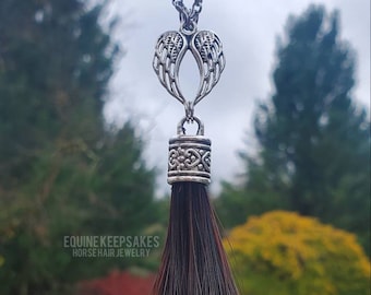 Tassel Horse Hair Necklace by Equine Keepsakes