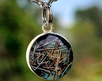 Horse Hair Necklace: Sterling Silver Keepsake Charm, Equine Memorial Jewelry