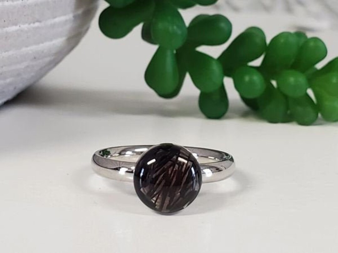 Stainless Steel Horse Hair Ring by Equine Keepsakes Etsy