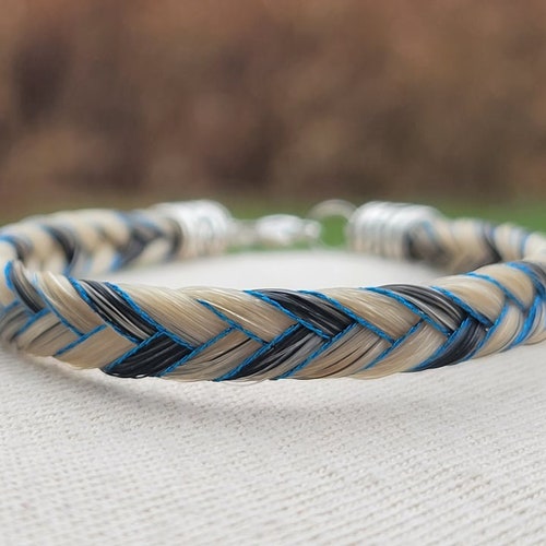 Custom Woven Horse Hair Bracelet Braided by Equine Keepsakes Etsy