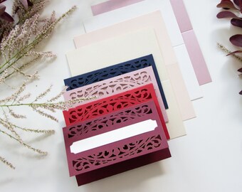Wedding PLACE CARDS Laser Cut Colors Decoration  Wedding Table Decoration Birthday Baptism