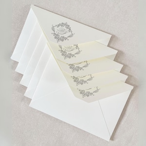 Cream Envelopes for Invitations and Cards, Size  240 x 165 mm (9.45 x 6.5 in), Premium Thick Paper, Blank Envelopes, Self Adhesive Envelope