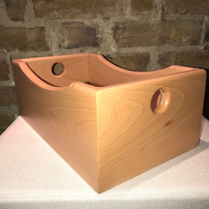 Beech and european oak caddy/box