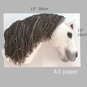 Happy Little Horse Hobby horse PDF sewing pattern and tutorial DIY Stick Horse pattern Now also in German image 7