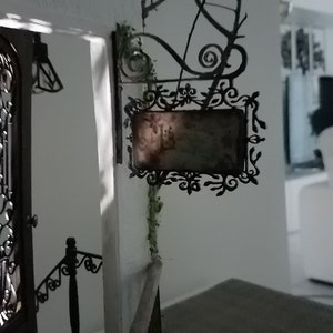 1/12 miniature wall sign
