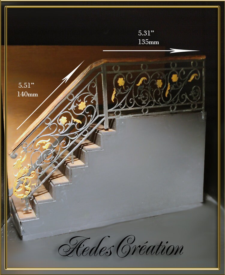 Balcone E Ringhiera IVY - Miniatura Per Casa Delle Bambole 1:12 - Foto 7