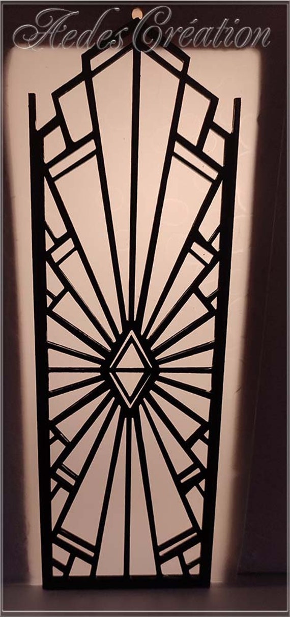 Grille façon art déco -  Dollhouse miniature 1/12 -