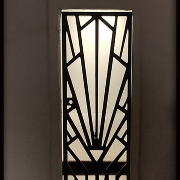 Griglia per porta in stile ferro battuto - Art Deco
