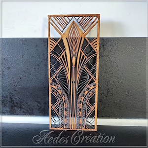 Door grille "ironwork style - Art Deco"