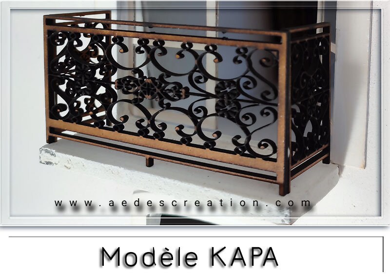 Kisangel 5-teiliges Balkon Geländer Set - Europäischer Stil Für Puppenhaus & Diorama, 20cm