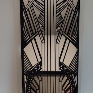 Door grille &quot;ironwork style - Art Deco&quot;