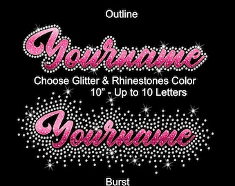 Collegiate Rhinestone Bling Font, Iron-on Rhinestone Letters, Rhinestone  Transfers, DIY Rhinestone Bling. 