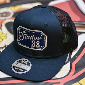 New Era Snapback Cap - Firefighter Passport Cursive Scripting Lettering - Apparatus & Station Number - Made By Firefighters