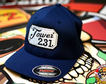 Firefighter Passport Baseball Cap - Cursive Scripting Lettering - Apparatus & Station Number - Made By Firefighters - Flexfit 5001 VFlex Cap