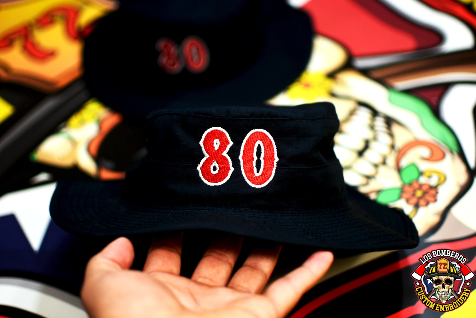 Firefighter Boonie Hat the Game Boonie Hat Fire Station Etsy