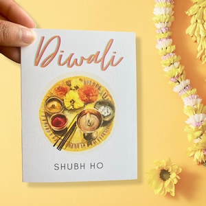 Tarjeta de felicitación Diwali Tarjeta Deepawali Tarjeta Desi Tarjeta Diwali Shubh Ho Tarjeta