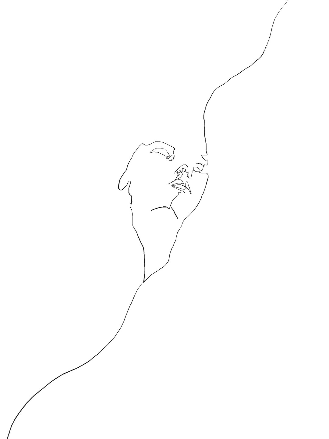 One Line Drawing - Digital Download - Printable Female Line Art - Etsy