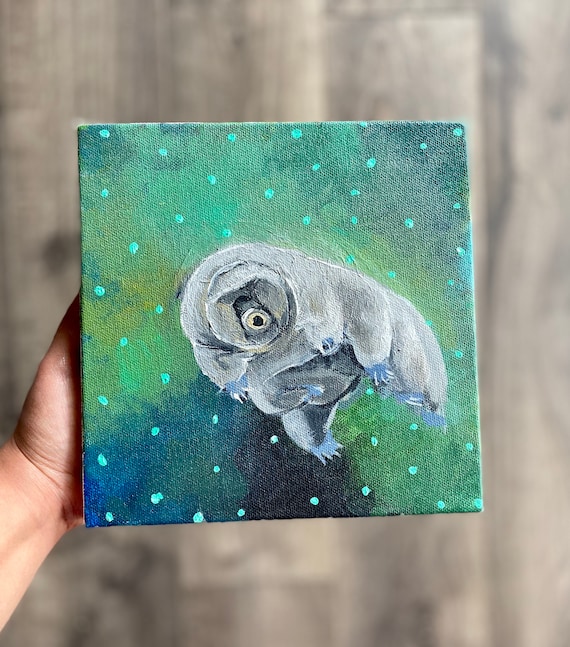 クマムシアート、生物学絵画、クマムシの装飾 - Etsy 日本