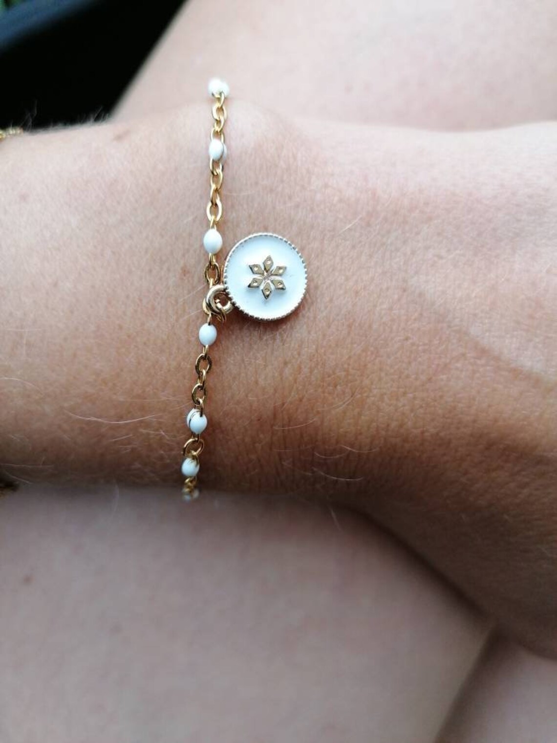 Bracelet chain and charm Etsy