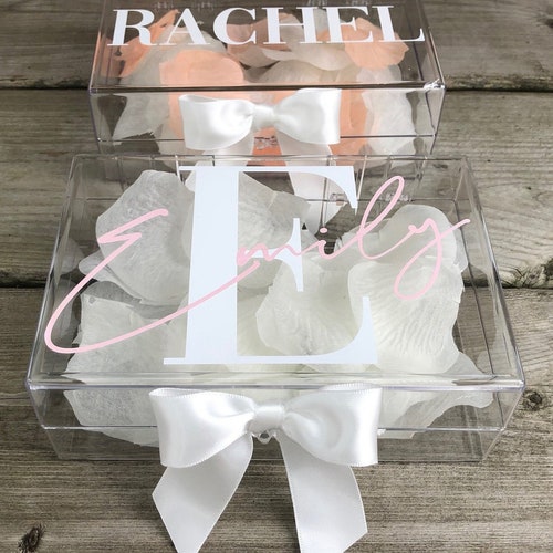 Personalized Empty Gift Boxes for Bridesmaid Proposal Custom Etsy