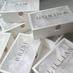 Boîtes de proposition de demoiselle d'honneur, boîtes-cadeaux vides de demoiselle d'honneur, boîtes-cadeaux de remerciement pour des cadeaux de mariage