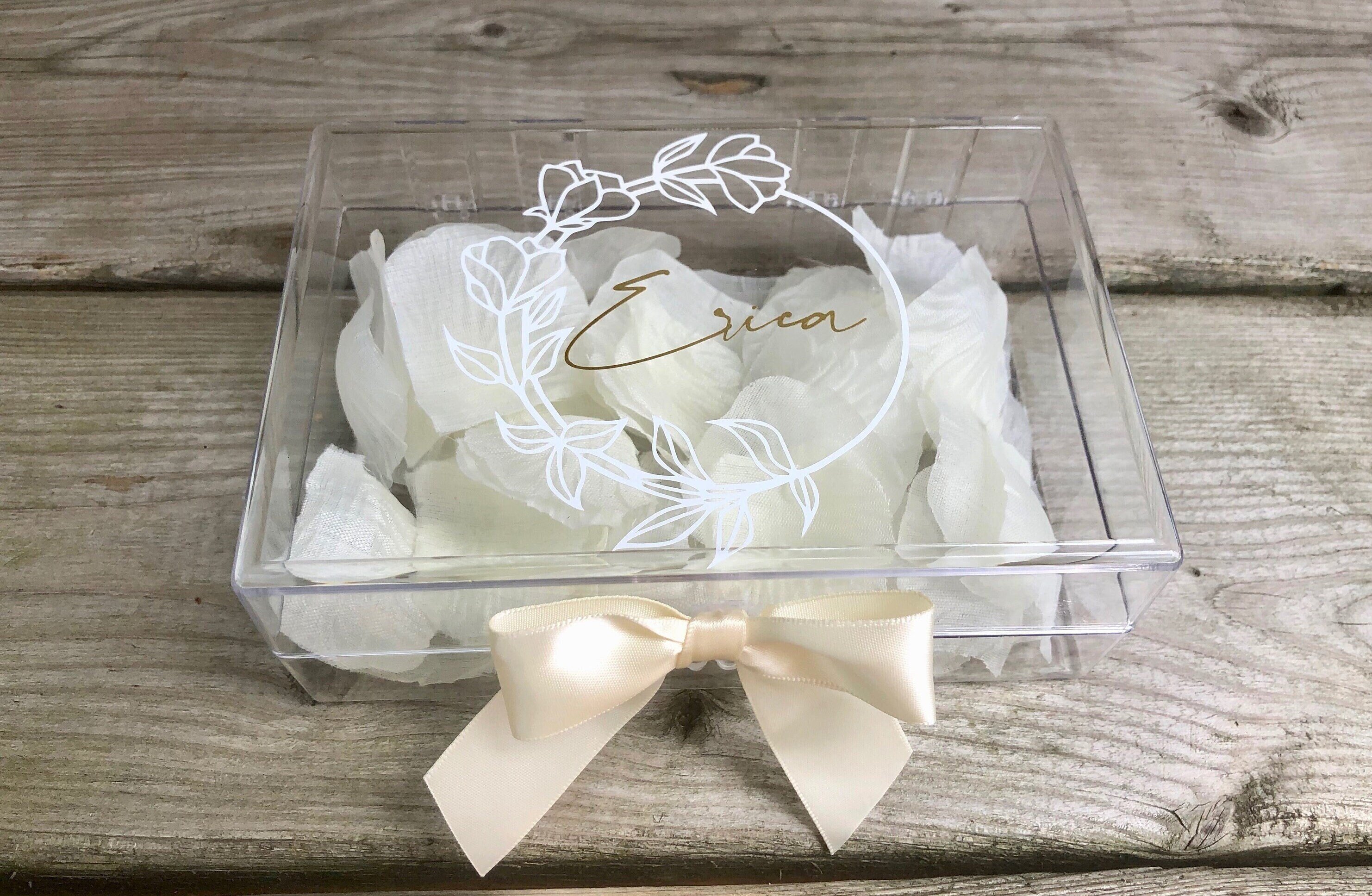 Acrylic Bridesmaid Proposal Gift Box Will You Be My Etsy