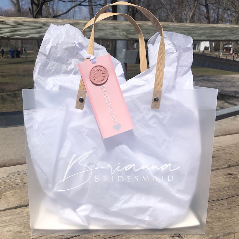 Personalized Bridesmaid Gift Bags Bridesmaid Proposal Gift Etsy