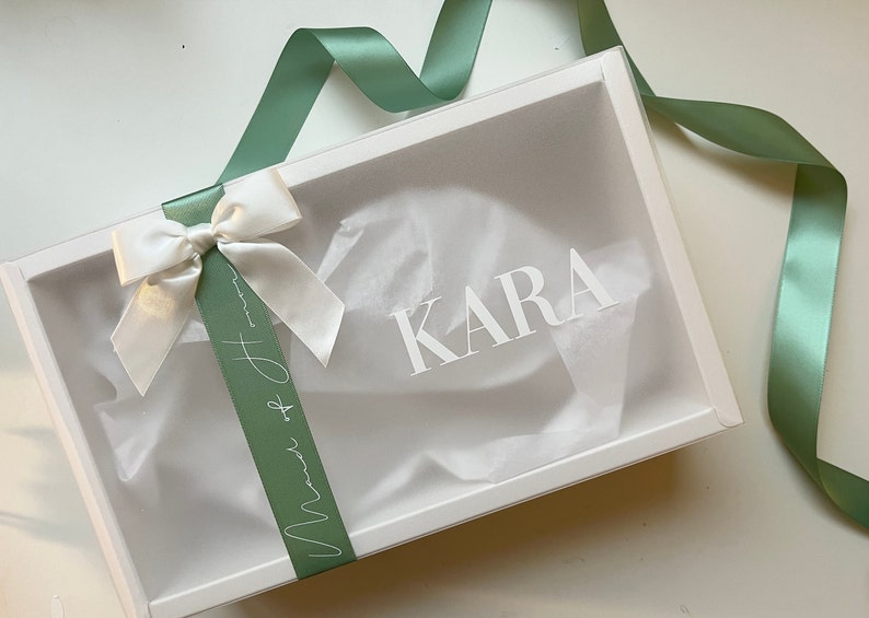 Personalized Empty Gift Boxes for Bridesmaid Proposal Custom Etsy