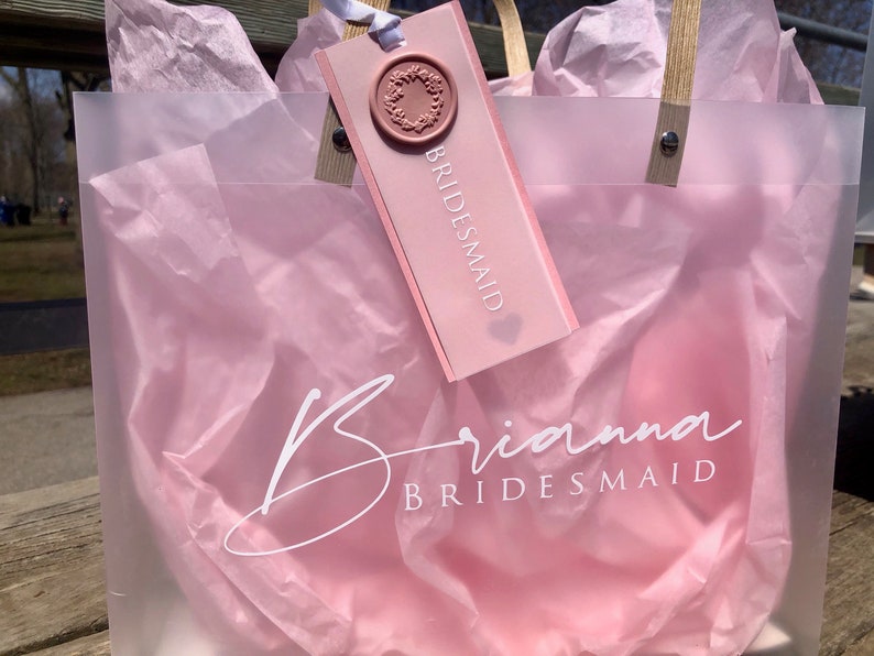Personalized Bridesmaid Gift Bags Bridesmaid Proposal Gift Etsy