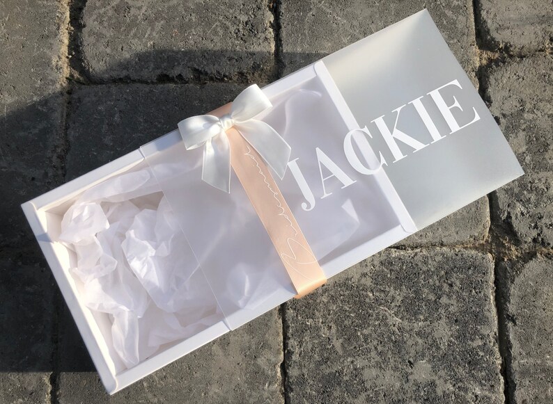Personalized Empty Gift Boxes for Bridesmaid Proposal Custom Etsy