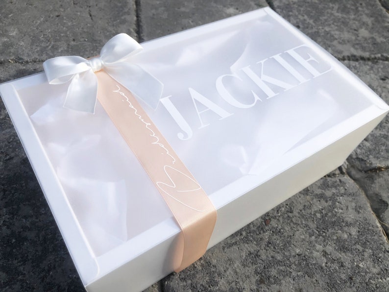 Personalized Empty Gift Boxes for Bridesmaid Proposal Custom Etsy