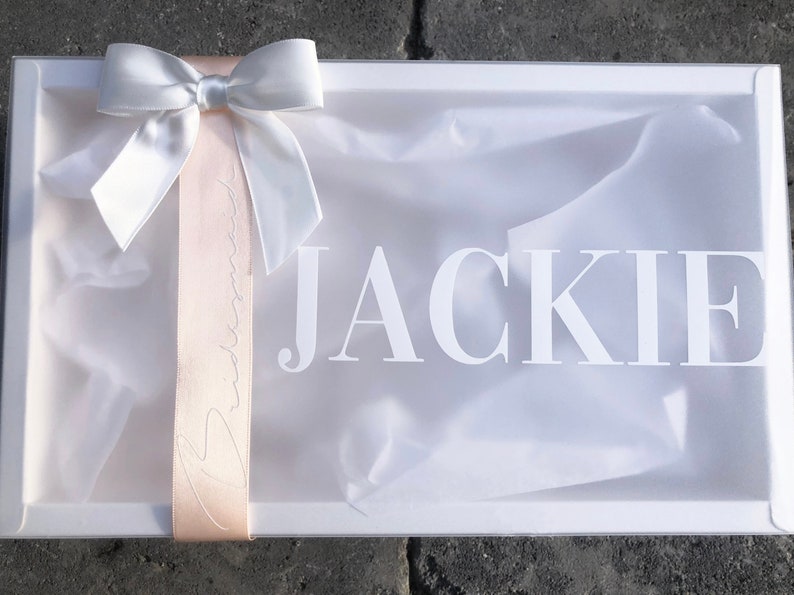 Personalized Empty Gift Boxes for Bridesmaid Proposal Custom Etsy