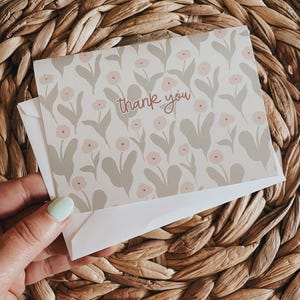 Floral Thank You Notecard Set: Everyday Greetings, Blank Inside