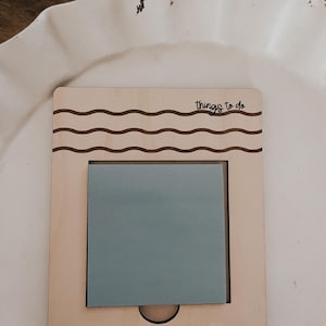 Things To Do Sticky Note Holder | Teacher Gift | Teacher Appreciation | Post Its | Gift | ToDo List | Friend Gift