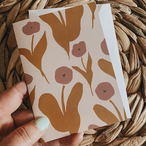Pink Floral Notecard Set: Everyday Greetings, Thank You Cards