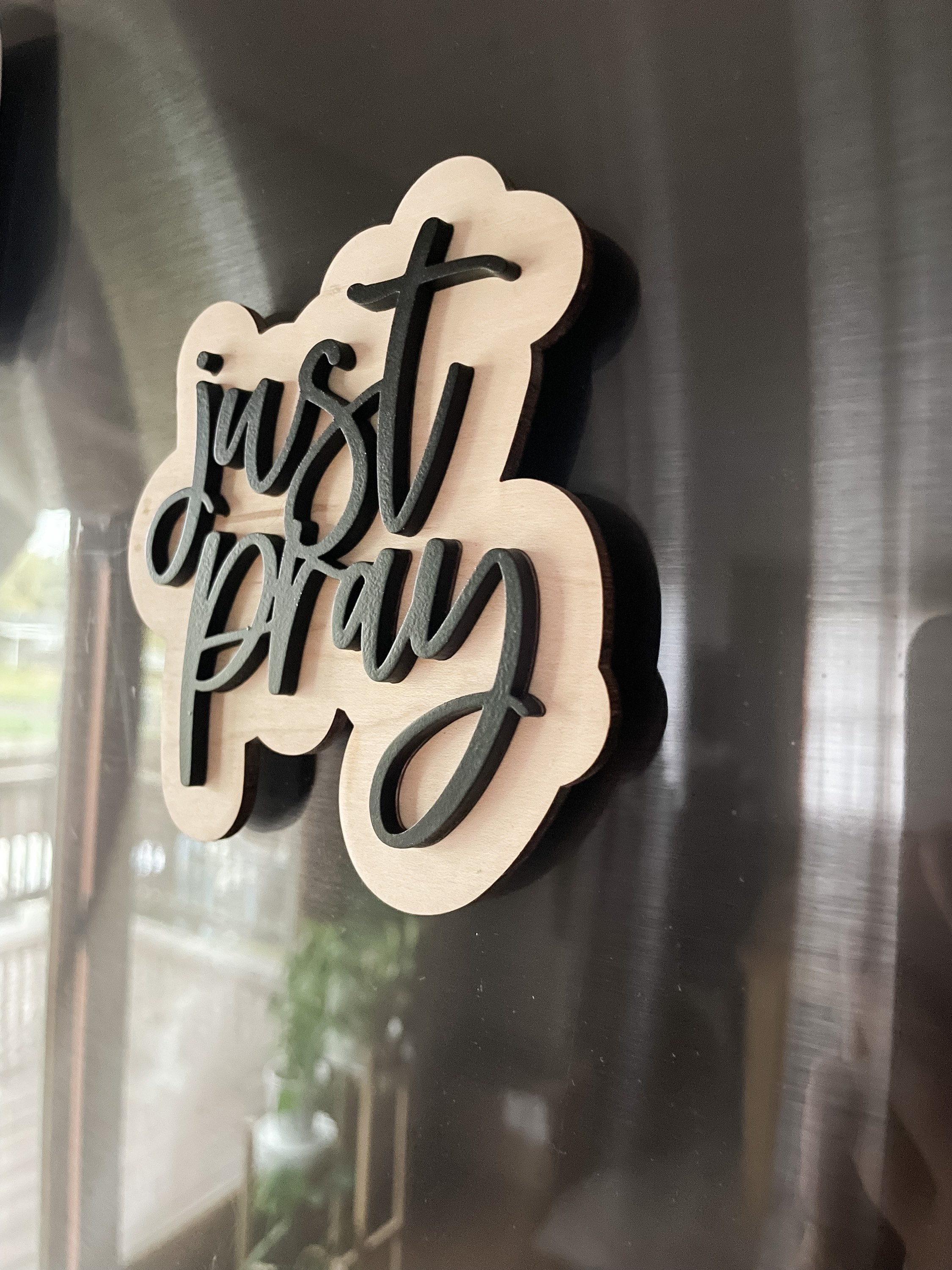 Magnet: Just Pray Fridge Refrigerator Loved Christian - Etsy