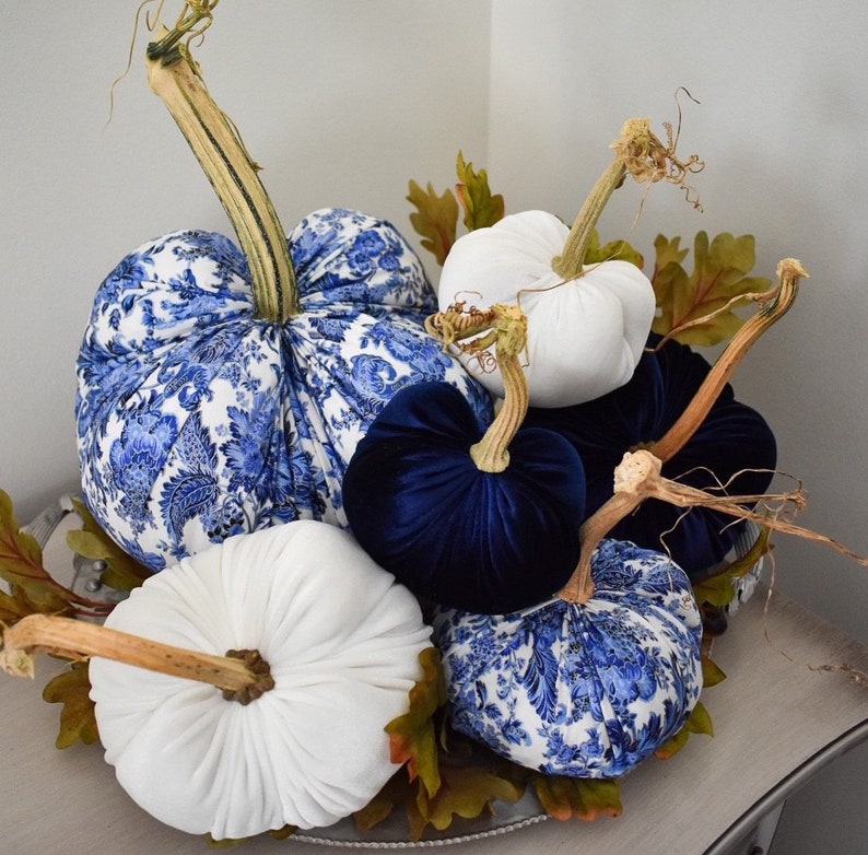 Chinoiserie Pumpkin with Real Stem image 6