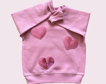 Sequin Heart Patch Toddler Shirt