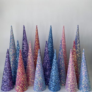 Spring Decor Easter Decor Easter Decorations Sequin Trees Sold Individually