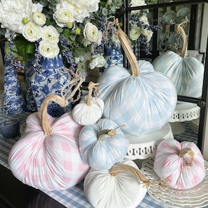 Buffalo Check Pumpkins,Sold Individually