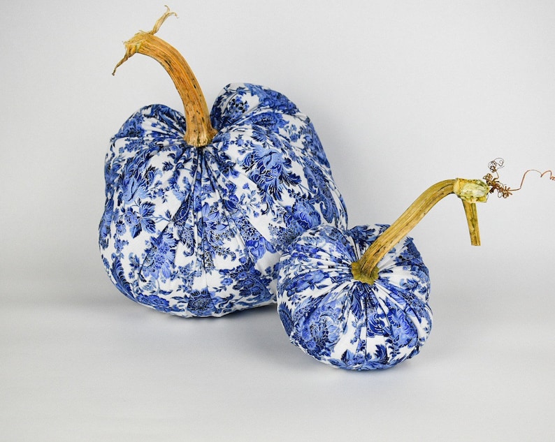 Chinoiserie Pumpkin with Real Stem image 2