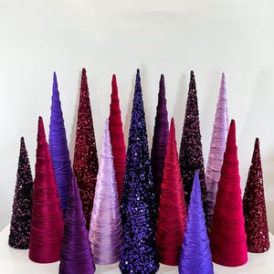 Burgundy and Purple Trees,Sold Individually