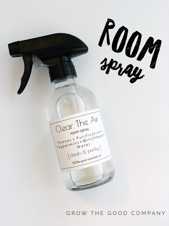Essentail Oils Diy Clear The Air Room Spray Bottle
