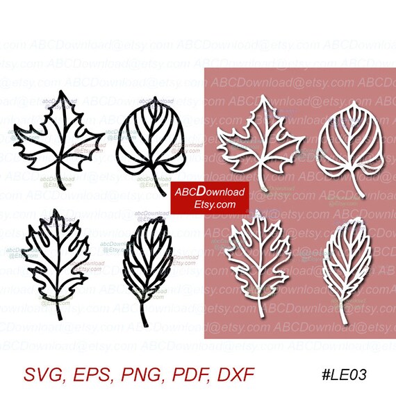 Download Le03 Leaves Svg Files Leaves Svg For Cricut Svg Designs Etsy