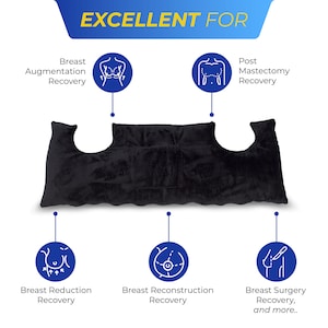 Mastectomy Pillow Post Surgery Pillow for Breast Surgery and Heart Surgery Recovery Perfect Surgery Recovery Gift image 2