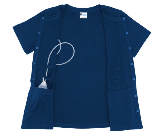 Mastectomy Recovery Shirt With Drain Pockets -  Norway